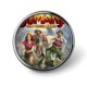 thumbnail image 1 of Jumanji-Theme Round Button Badge: Premium Metal Construction, Ideal for High-End Events 2.8 cm, 1 of 6
