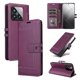 thumbnail image 1 of Premium Wallet Case for Xiaomi 14T Pro with Card Slots & Kickstand, Flip Cover Purple, 1 of 6