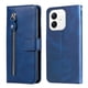 thumbnail image 3 of Funda con Cremallera para Honor X60i, Carcasa Cartera de Cuero PU con Soporte y Tarjetero, 3 of 6