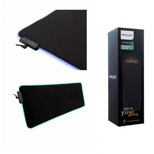 Philco - Mousepad Gamer Xl 800X300X4Mm Rgb Negro Spl7104 Pro