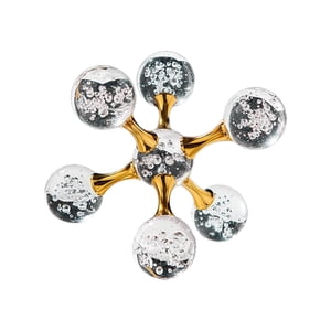 Bothyi - Figura De Esfera De Burbujas, Adorno De Mesa Para Manualidades, Estante Para Chimenea, Escritorio L