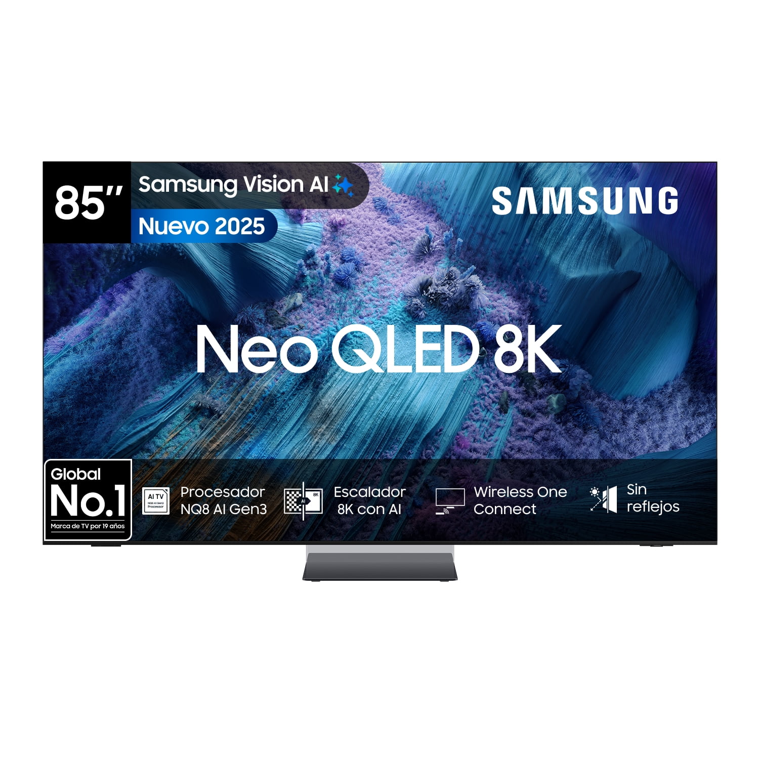 Samsung - 85" Neo Qled 8k Qn990f Vision Ai Smart Tv (2025)