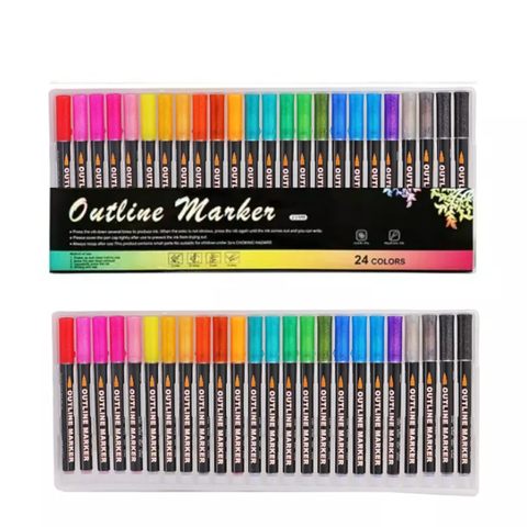 Foska - Bolígrafo De Contorno 24 Und Lp1013