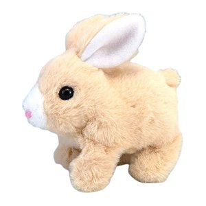 Bothyi - Estatuilla De Conejo Eléctrico Juguete De Peluche Con Muñeco De Conejito De Sonido Para El Amigo De La Hora De Acostarse Amarillo