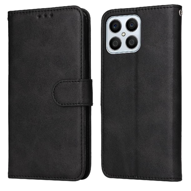 Funda Billetera para Honor X8B 5G con Porta Tarjetas y Soporte Ajustable Negro