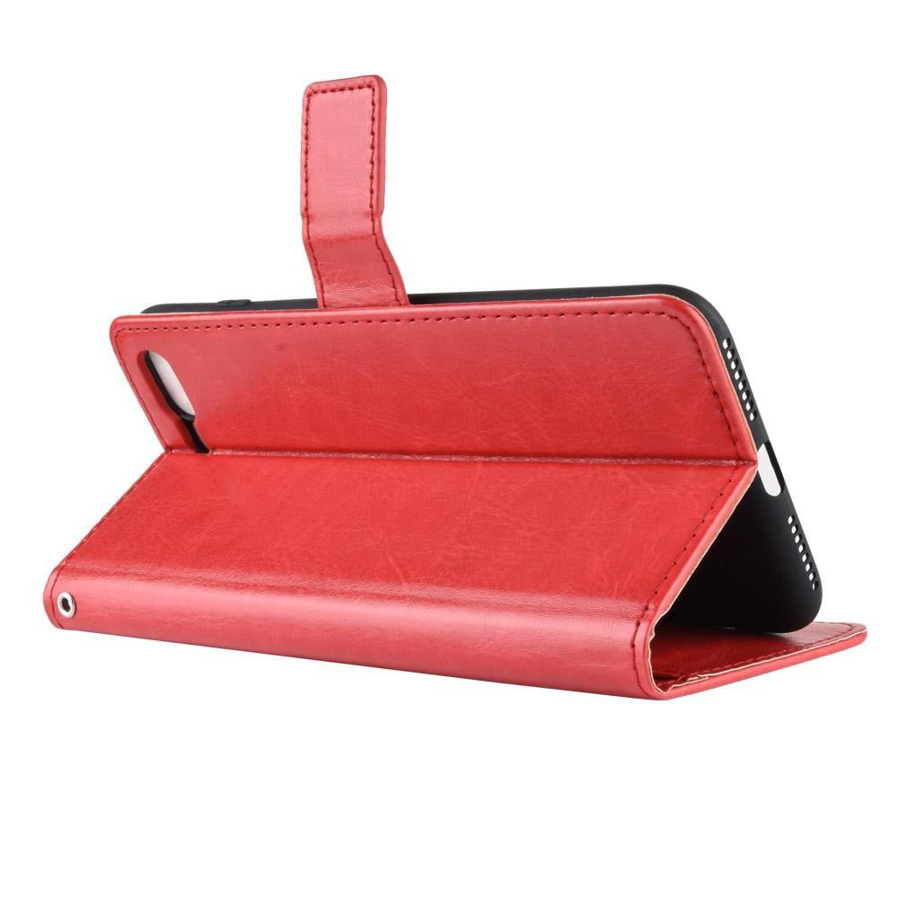 Foxdock - Funda Tipo Libro Para Iphone 8 Plus/7 Plus, Cartera Todo‑en‑uno, Funda Multifuncional Con Tarjetero Y Correa De Muñeca Desmontable