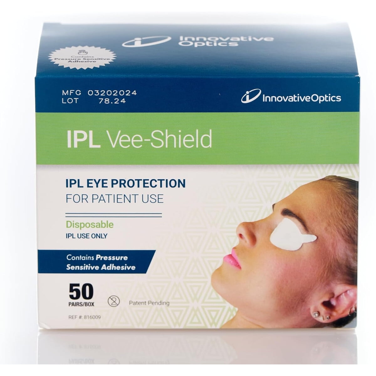 Protector Ocular Desechable Veeshield Ipl 50 Pares Hipoalerganico