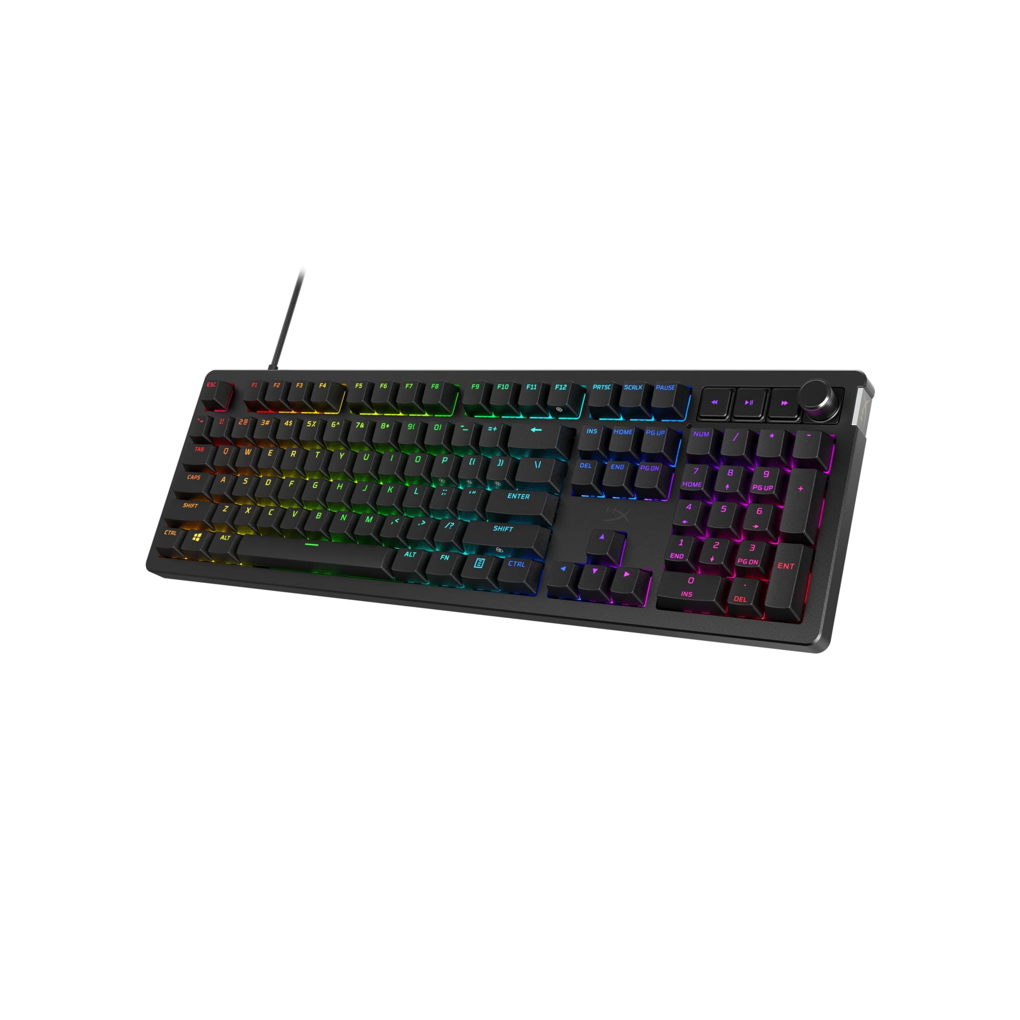 Teclado Mecánico Para Juegos Hyperx Alloy Rise Intercambiable En Caliente