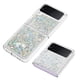 thumbnail image 3 of Funda Para Sansung Galaxy Z Flip 3 Con Brillo Líquido, Protección Completa Y Soporte De Anillo Giratorio, 3 of 4