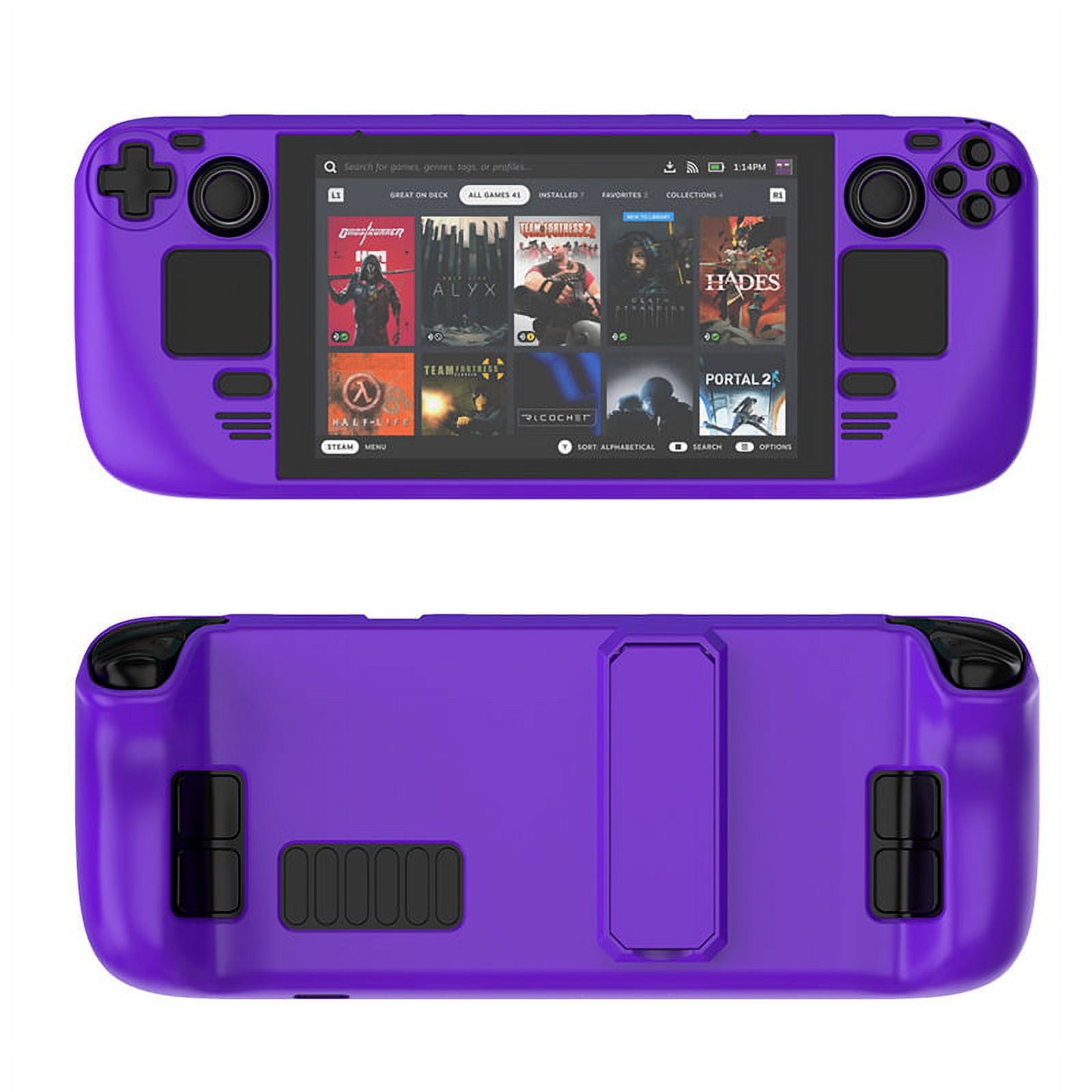 Funda Protectora Aaronmei Steam Deck Púrpura Profundo