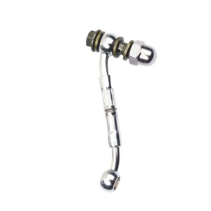 Ioensy - Conector De Línea De Freno Conector Extensible De Línea De Freno De Acero De 4,3 Pulgadas Fácil De Instalar