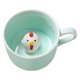 thumbnail image 1 of Taza De Cerámica Animales Lindos Dentro De La Taza Café Té Leche 3D Tazas De Dibujos Animados Chick, 1 of 5