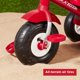 thumbnail image 3 of Radio Tricycle Flyer Ultimate All-Terrain Stroll 'N Trike, color rojo, 3 of 9