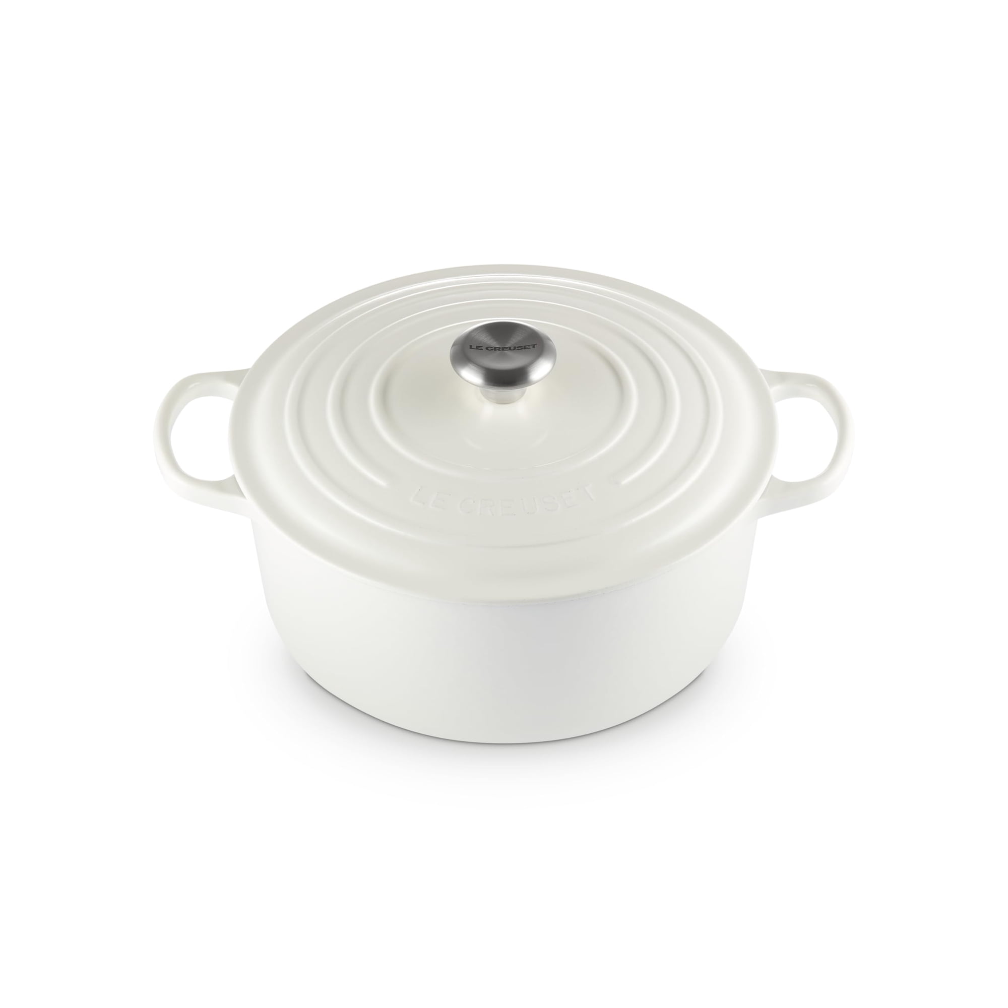 Horno Holandés Le Creuset De Hierro Fundido Esmaltado, 7,25 L, Blanco