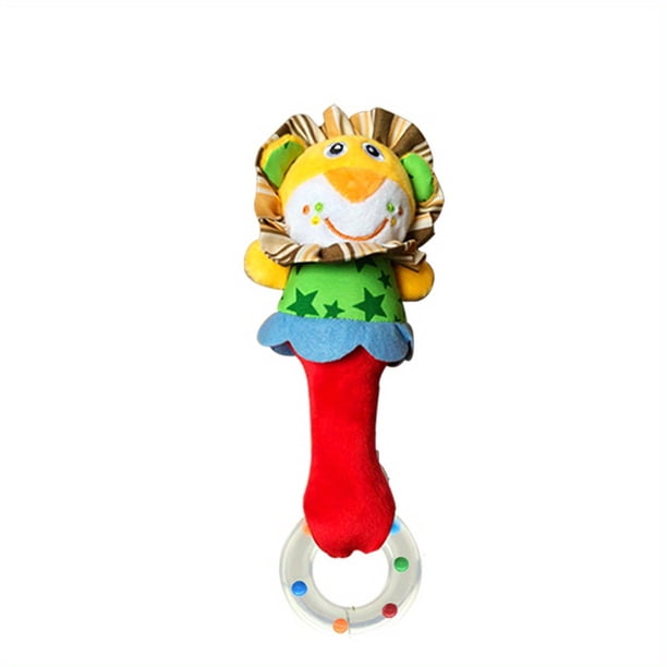 Baby Toy Hand Rattle Soothing Educational Plush Toy Bed Bell