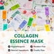 thumbnail image 2 of Máscara facial DERMAL, paquete combinado de 24 unidades, una esencia de colágeno coreana, 2 of 6
