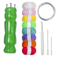 Bothyi - Juego De Telar De Carrete De Punto, Herramienta De Tejer, Máquina De Tejer A Mano Para Correa De Bufanda De Tubo, Color Verde 8