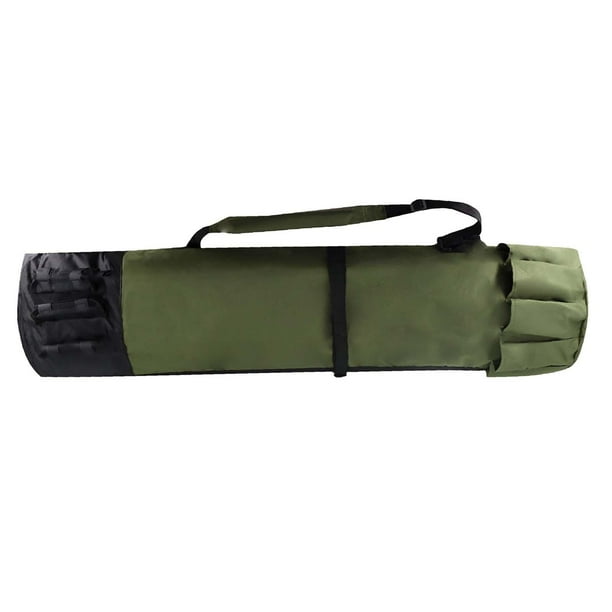 Bolsa para caña de pescar, soporte para caña de pescar, estuche portátil para caña de pescar, bolsa de almacenamiento para caña, estuche de transporte verde