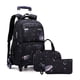 thumbnail image 3 of with Lunch Box Trolley School Bags Rolling Backpack for Boys Wheeled Bag Carry On Kids' Luggage Primary Junior High School Bag, 3 of 3