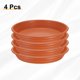 thumbnail image 3 of Uxcell 4pcs Platillo de Plástico para Plantas 5.2" Redondo Bandeja de Goteo Platillo para Maceta, Rojo Cerámica, 3 of 7