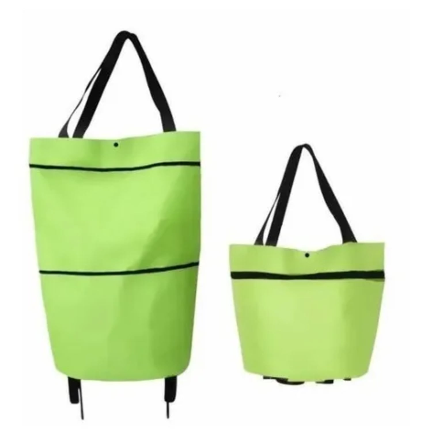 Crusec - Carrito De Compras Bolsa Con Ruedas Multiusos Plegable