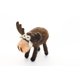 thumbnail image 3 of Bolsa de viaje de lana de fieltro con aguja Woolbuddy Brown Corriedale, 3 of 5
