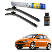 Plumillas Hella Cleantech Para Peugeot 206 1999-2009