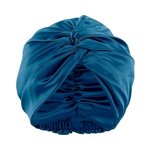 Gorro Satin Turbante Ker Azul Piedra