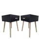 thumbnail image 1 of Set 2 Veladores Dormitorio Dover 1 Cajon Negro, 1 of 3