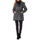 thumbnail image 2 of INSPIRE CHIC Chaqueta de Invierno para Mujer Abrigo Largo Acolchado Cálido a Prueba de Viento con Capucha de Piel Sintética L Gris, 2 of 6