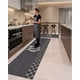 thumbnail image 1 of Set 2 Piezas Alfombra de Cocina Goma Antideslizante Diseño Estampado, 1 of 6