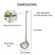 thumbnail image 5 of Cucharón HIC Kitchen 118 ml 18/8 Acero Inoxidable, 5 of 5
