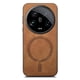 thumbnail image 5 of Magnetic Slim Case for Xiaomi 14 Ultra 5G with Camera Guard & Anti-Scratch Back Brown, 5 of 6