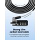 thumbnail image 4 of Candado de Seguridad para Laptop Multplx Cable de Acero 1.7m Combinación de 4 Dígitos, 4 of 7