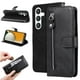 thumbnail image 1 of Funda con Cremallera para Samsung Galaxy S25, Carcasa Cartera de Cuero PU con Soporte y Tarjetero, 1 of 6