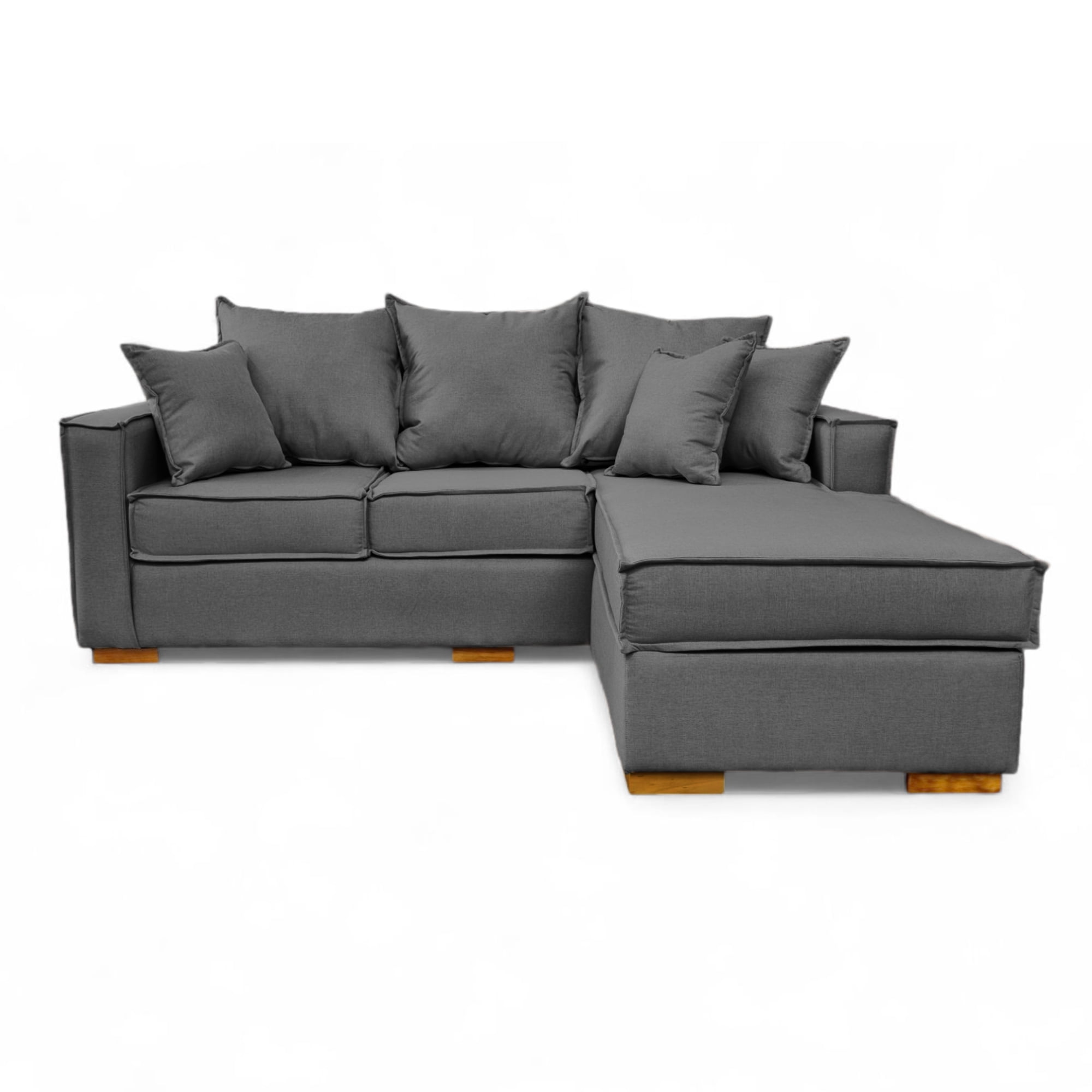 Mbc - Sofá Multifuncional Girona Tela Lino Grafito