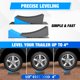 thumbnail image 5 of Paquete de 2 bloques niveladores RV Leveler Nilight para autocaravanas, 35 000 libras, 5 of 8