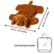 thumbnail image 5 of Almohadilla de regazo pesada ODOXIA Dog Buddy para niños de 2,27 kg con bolsa, 5 of 7