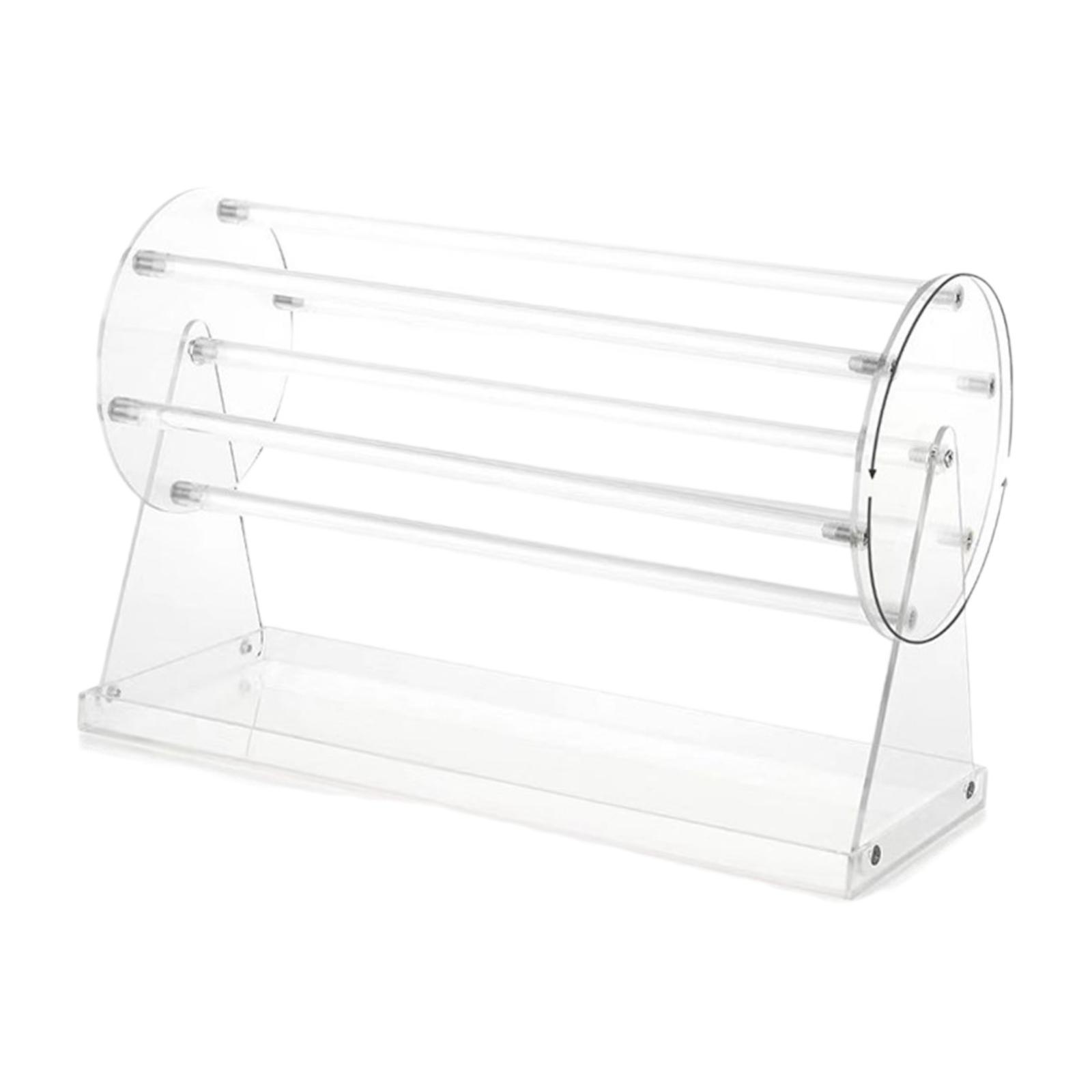 Magideal - Soporte Organizador De Pinzas Para El Cabello De Acrílico, Soporte Y Almacenamiento De Pinzas Giratorias De 360 Grados, Soporte De Exhibición De Pin