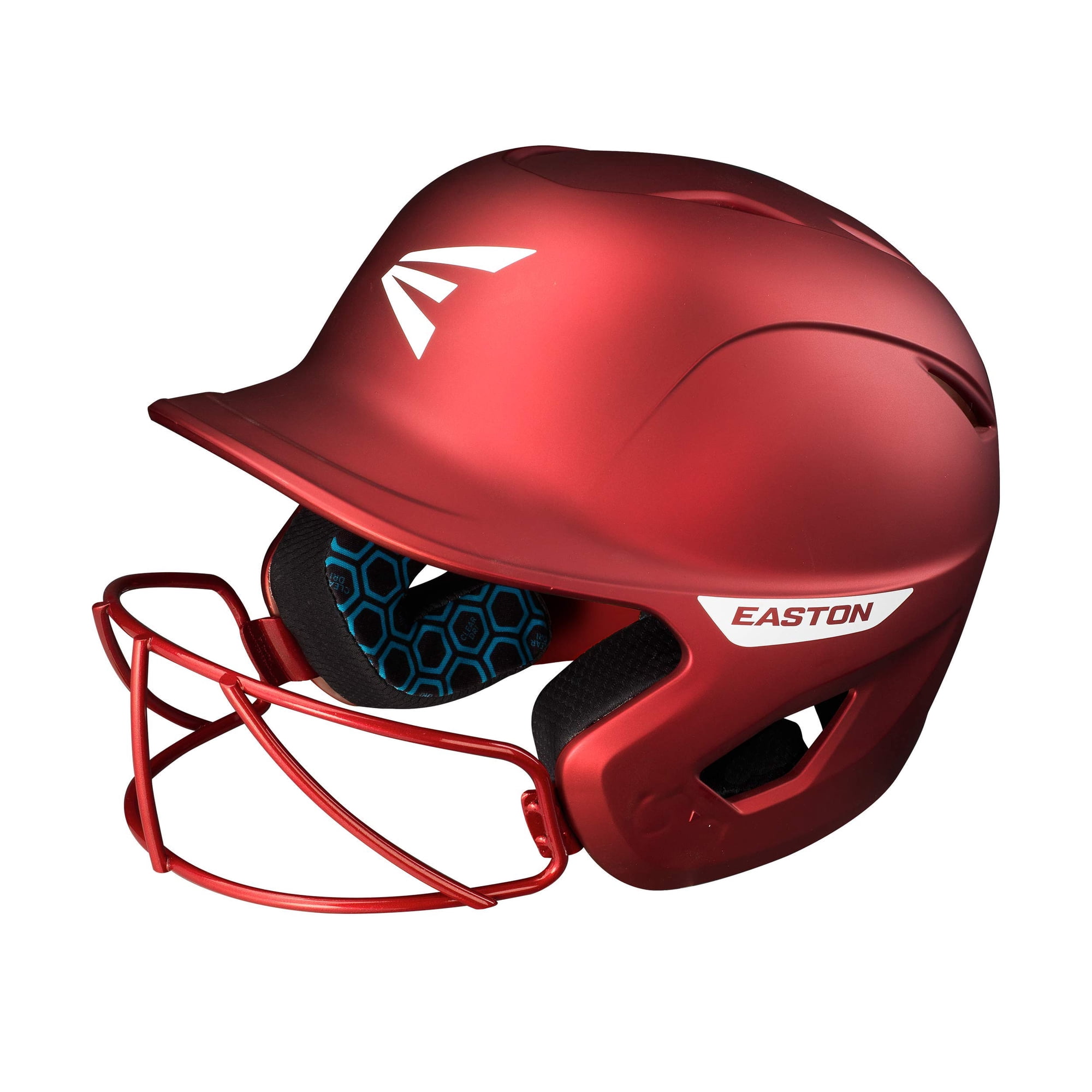 Casco De Softbol Easton Ghost Rojo Mate Mediano/grande