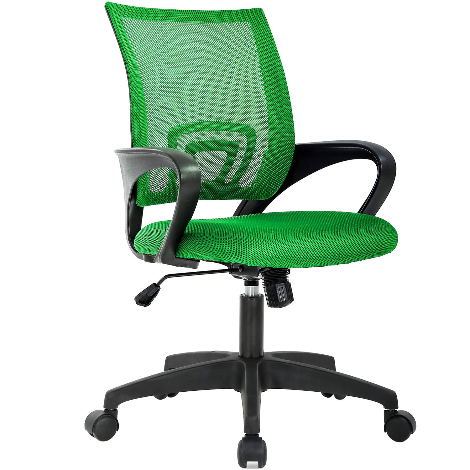 Bestoffice - Silla De Oficina De Malla Ergonómica Con Soporte Lumbar Color Verde