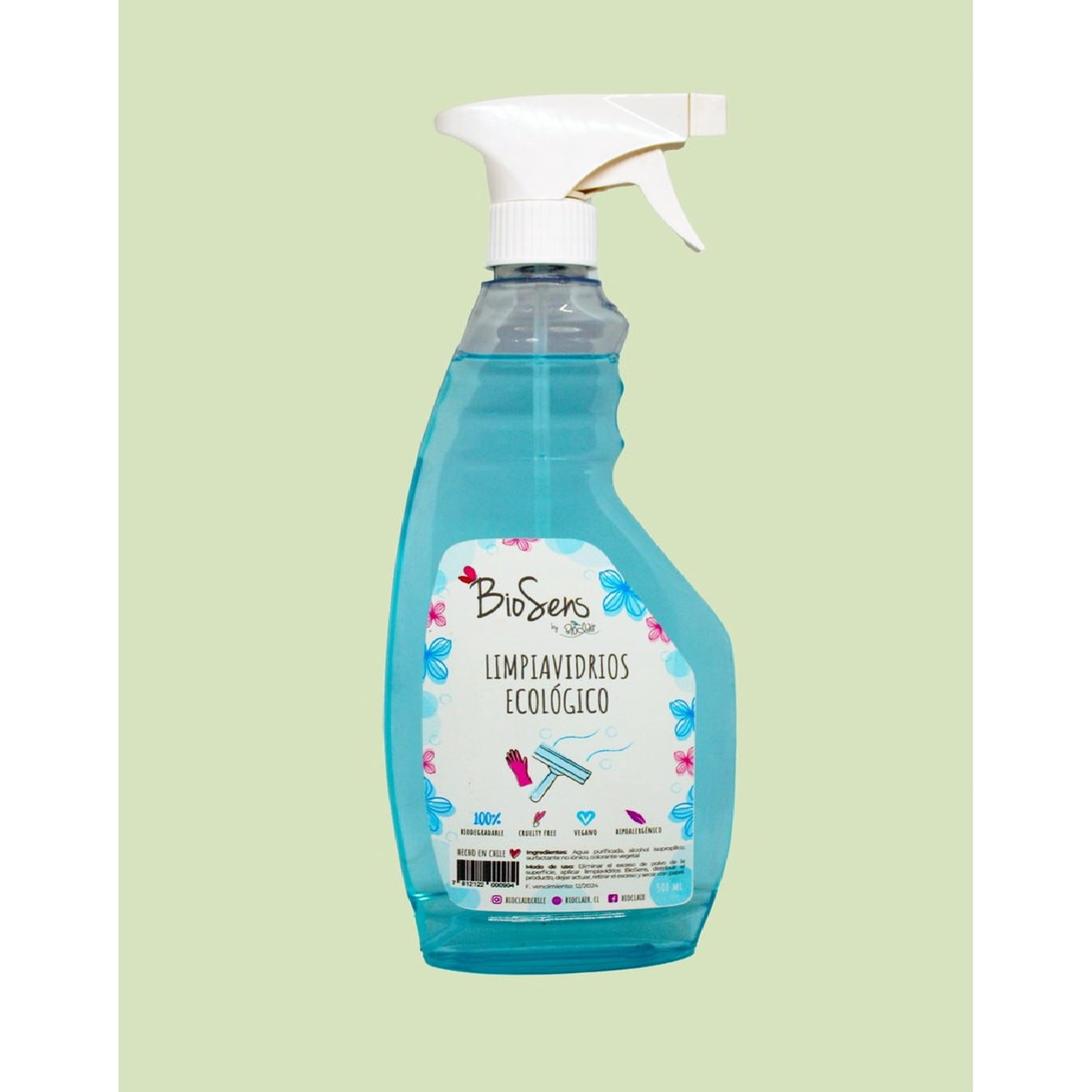 Biosens - Limpiavidrios Ecológico Hipoalergénico Cruelty Free