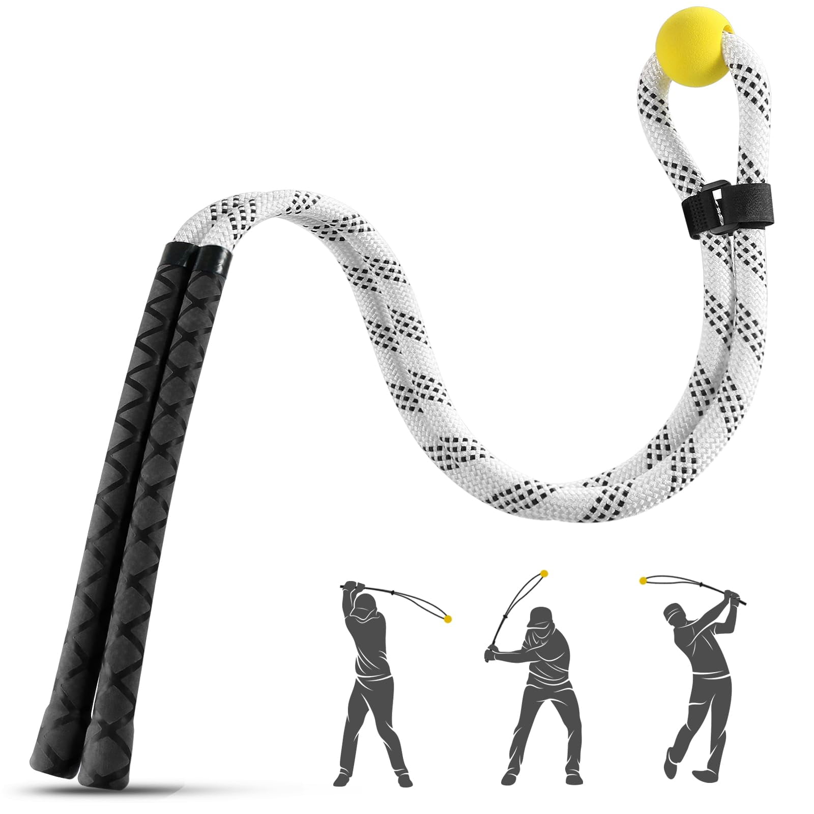 Xusx111 - Entrenador De Cuerda De Golf, Ayuda Profesional De Entrenamiento De Cuerda De Golf Para Mejorar La Velocidad, El Ritmo, El Ritmo, La Flexibilidad Y La Fuerza, Equipo De Práctica De Calentami
