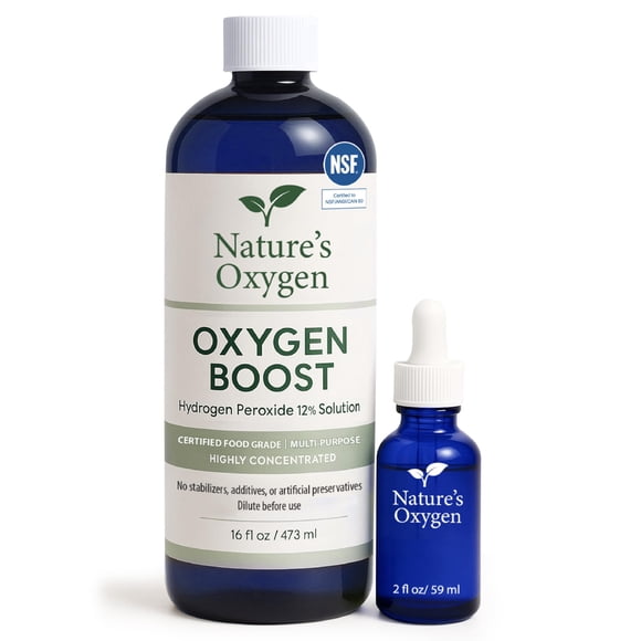 Solución de peróxido de hidrógeno al 12% Nature's Oxygen 530 ml