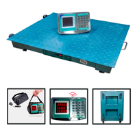 Genérico - Balanza Inalambrica 1 Ton 80M Tipo Maletin 80X60Cm Portatil