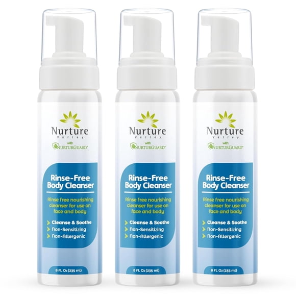 Gel de Baño Sin Enjuague Nurture Valley con Aloe 3 Pack