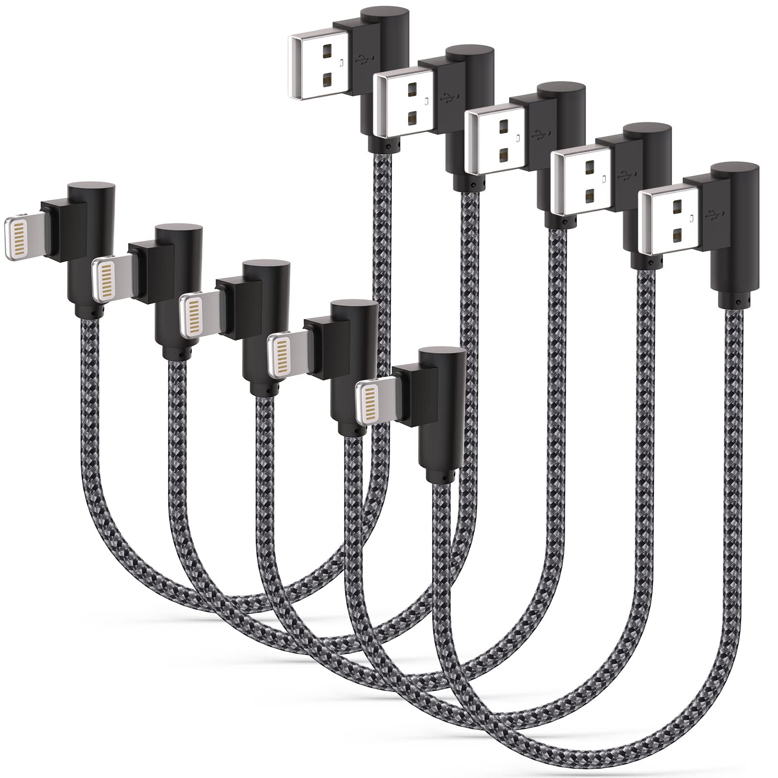 Cable De Carga Osecet De 1 Pie Con Certificación Mfi Para Iphone 14, 13, 12, 11