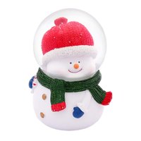 Magideal - Adorno De Escritorio Con Decoración De Bolas Navideñas, Estatua De Papá Noel Para Interiores, Decoración Navideña Para Regalos De Cumpleaños, Niñas Y Estilo A