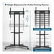 thumbnail image 3 of Soporte Tv Pedestal Con Ruedas 32-70 Pulgadas negro, 3 of 8