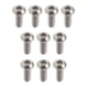 thumbnail image 2 of Tornillos Hexagonales de Aluminio, M3 x 15 mm, Pack de 10, 2 of 3